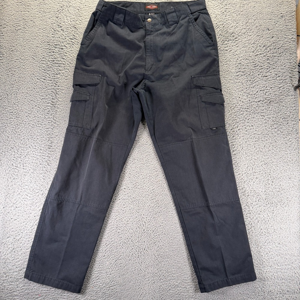 Tru-Spec Pant Mens 38x34 Black Polyester Cargo Straight Leg Workwear Utility